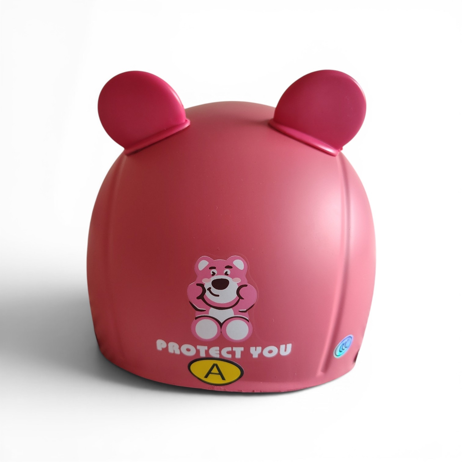 Casco infantil presentacion lotso vista trasera